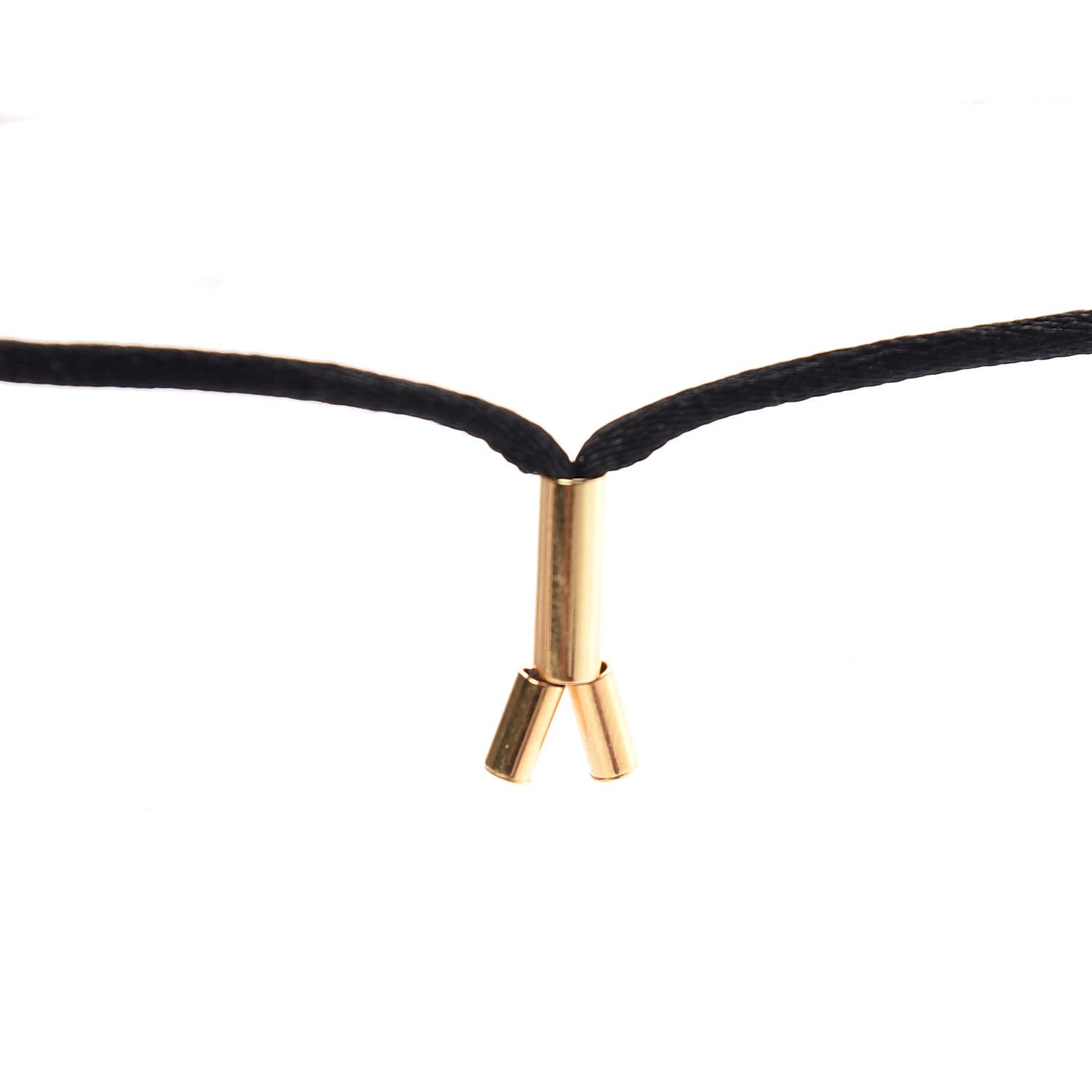 Cartier 18K Pink Yellow White Gold Trinity Cord Necklace 5 of 8