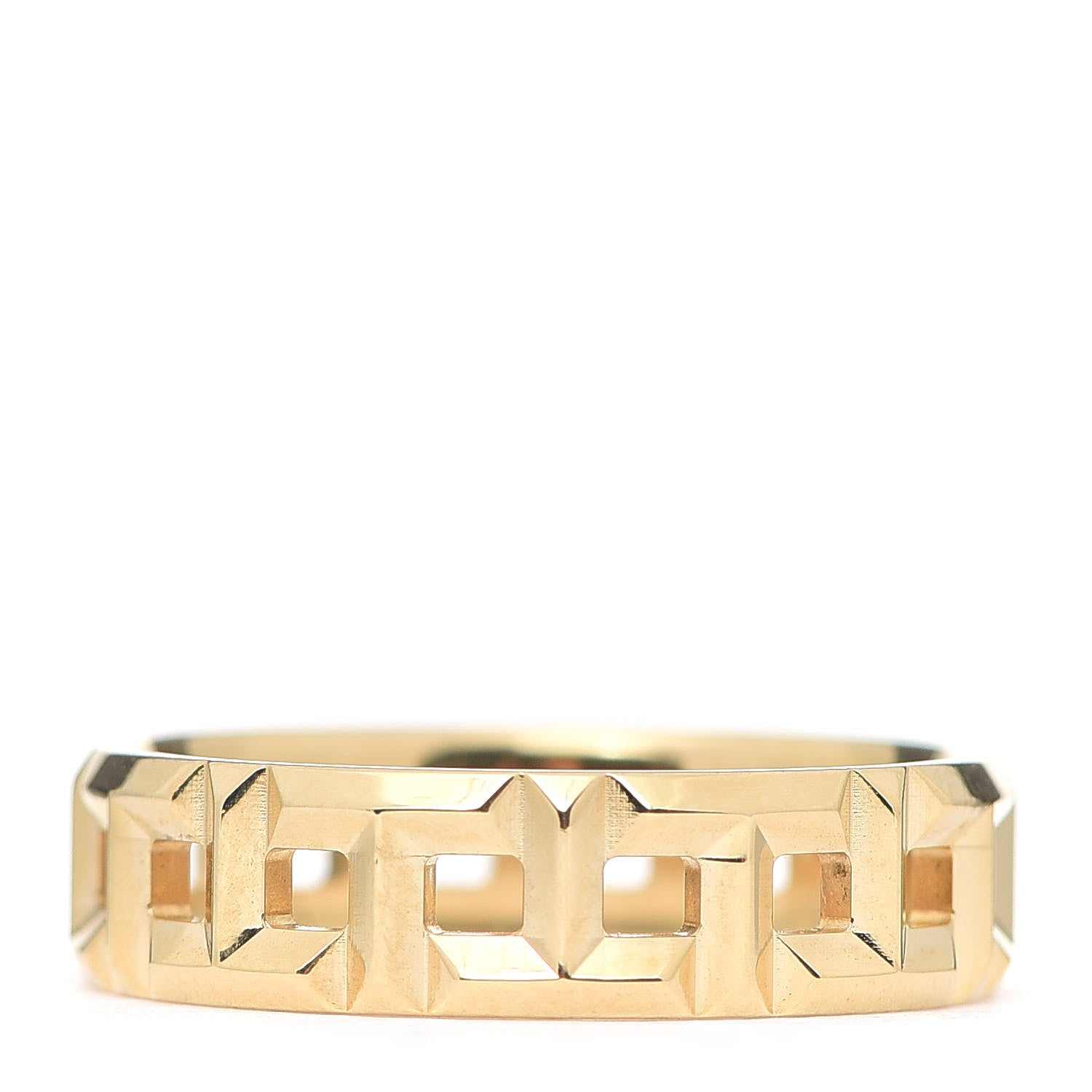 Tiffany 18K Yellow Gold T True Wide Ring 57 8 3 of 4