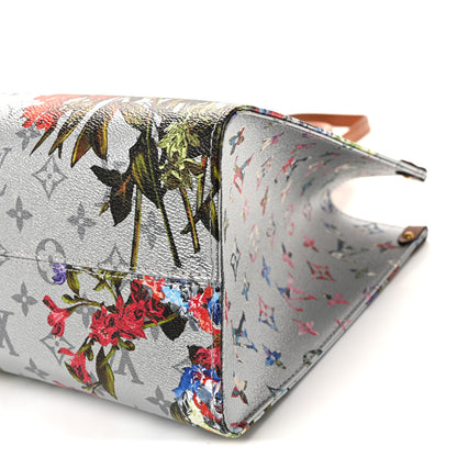 Louis Vuitton Metallic Monogram LV Garden OnTheGo MM Silver 9 of 9