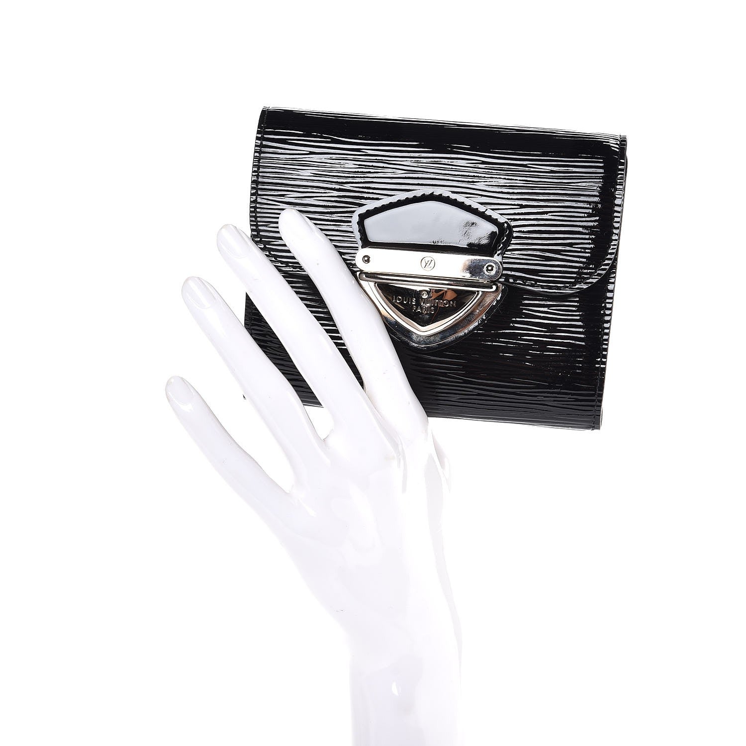 Louis Vuitton Electric Epi Joey Wallet Black 2 of 7