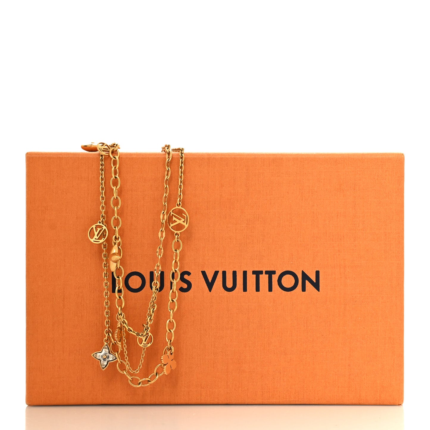 Metal Blooming Strass Necklace Gold