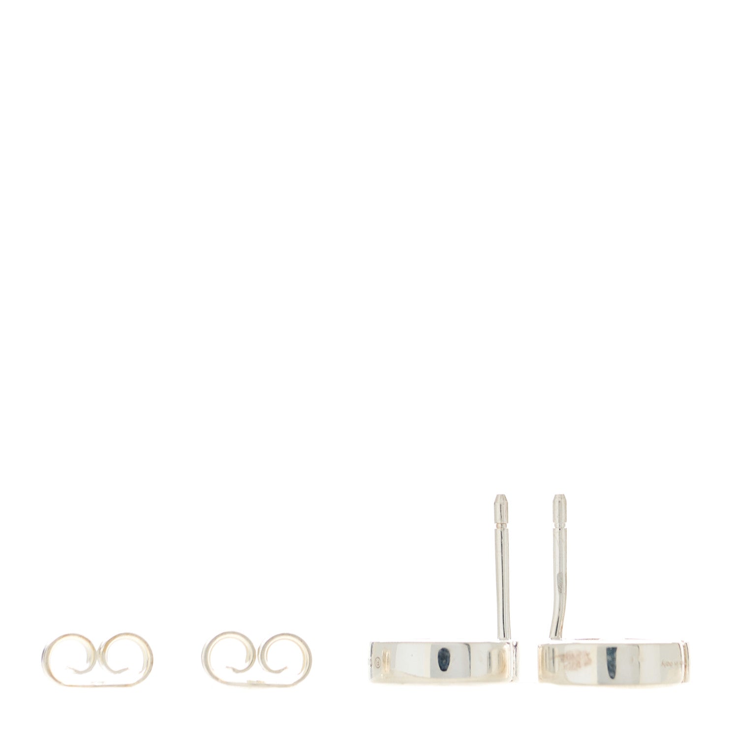 Gucci Sterling Silver Interlocking GG Stud Earrings 4 of 5