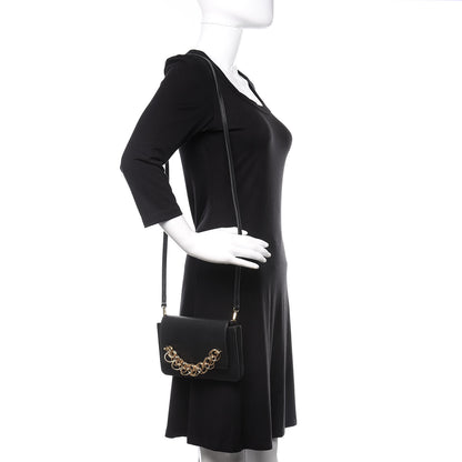 Chloe Smooth Calfskin Drew Bijou Clutch Black 2 of 10