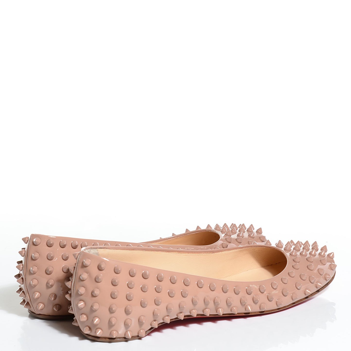 Patent Gozul Spikes Flats 41 Nude