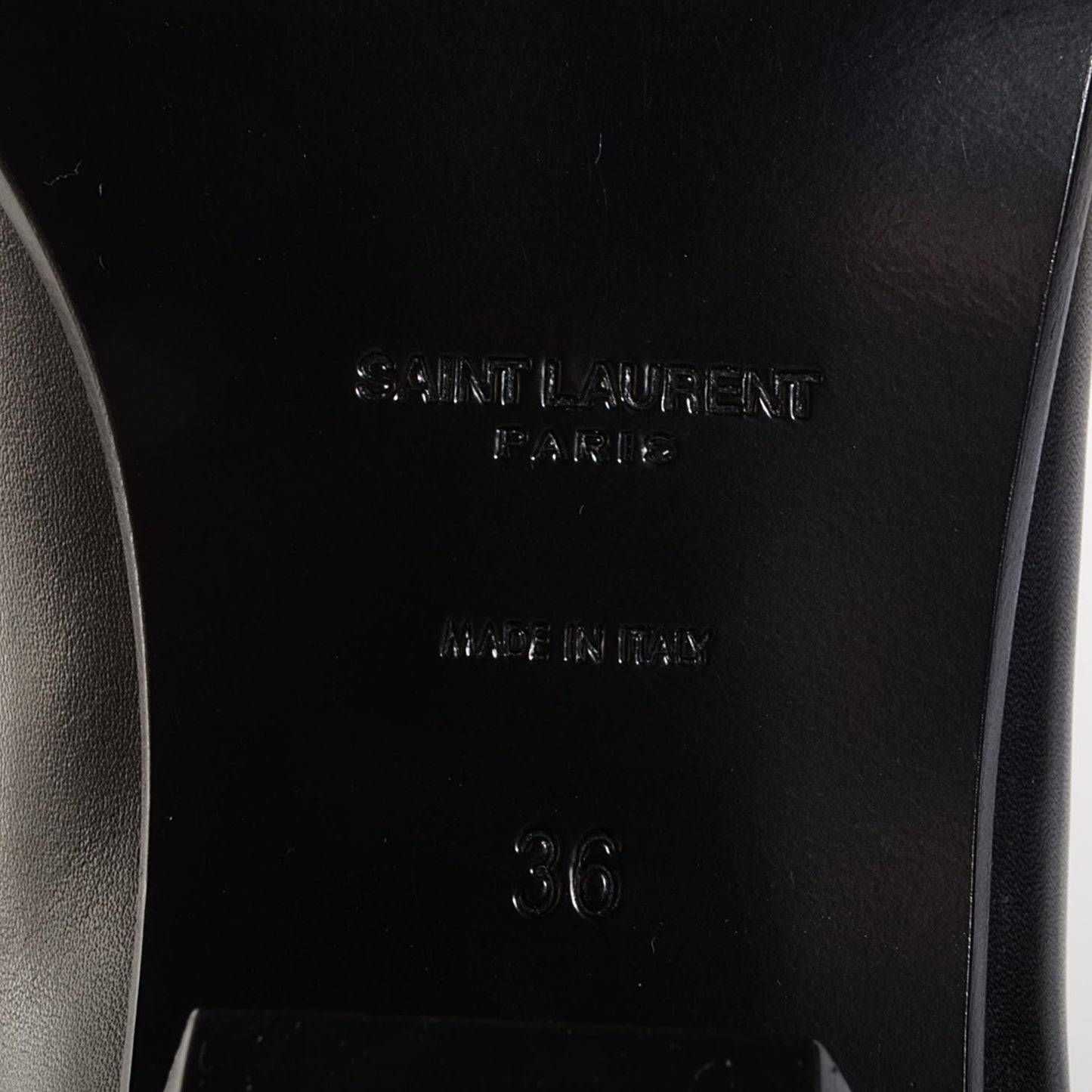 Smooth Calfskin Rock Chelsea Boots 36 Black