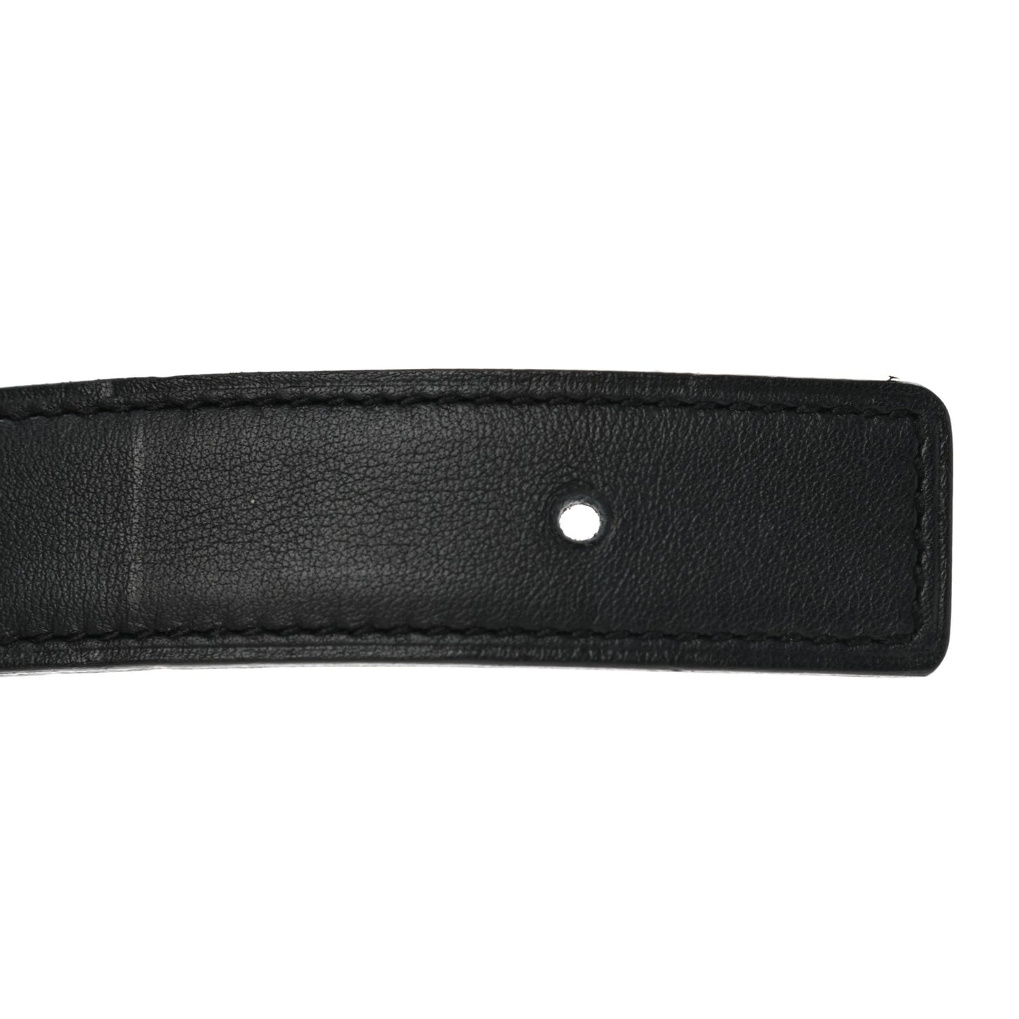 Swift Epsom 24mm Mini Constance H Belt 85 Black Etoupe