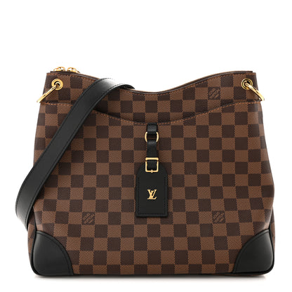 Louis Vuitton Damier Ebene Odeon MM Black Black 1 of 22