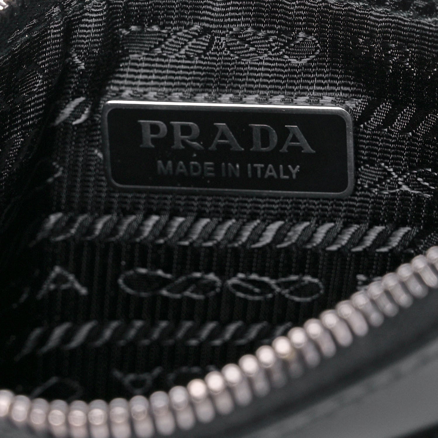 Prada Sequin Mesh Small Tote Bag Black 7 of 14