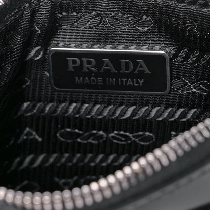 Prada Sequin Mesh Small Tote Bag Black 7 of 14