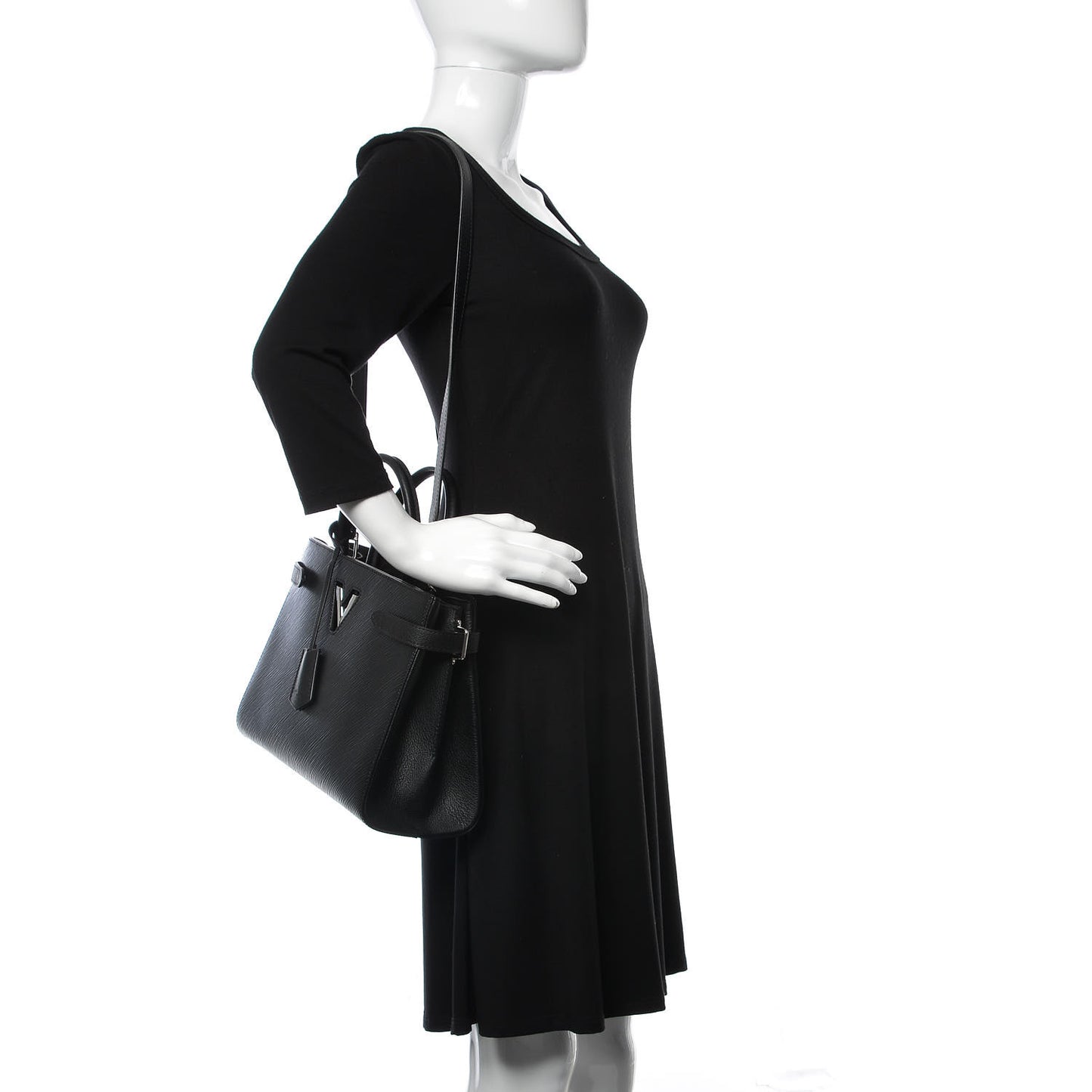 Epi Twist Tote Black