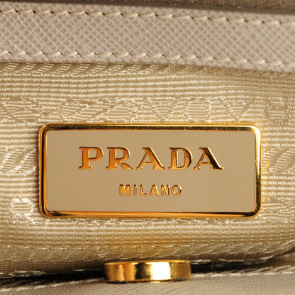 Prada Saffiano Lux Medium Tote Pomice 6 of 8