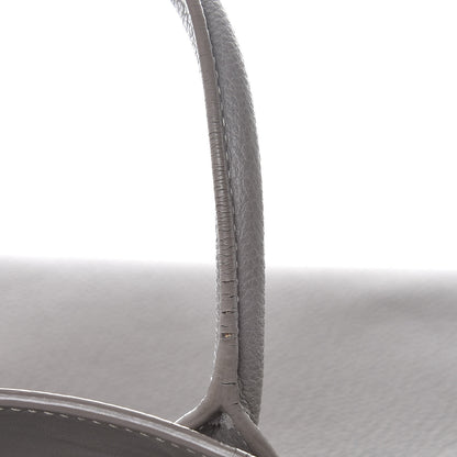 Saint Laurent Grained Calfskin Topstich Baby Sac De Jour Grey 12 of 15