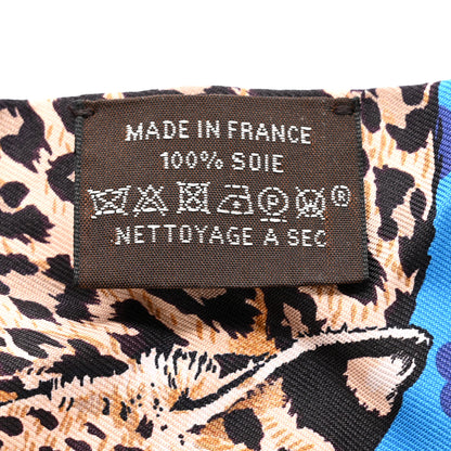 Hermes Silk Jungle Love Love Twilly Bleu Gitane Gris Bleuete 3 of 5
