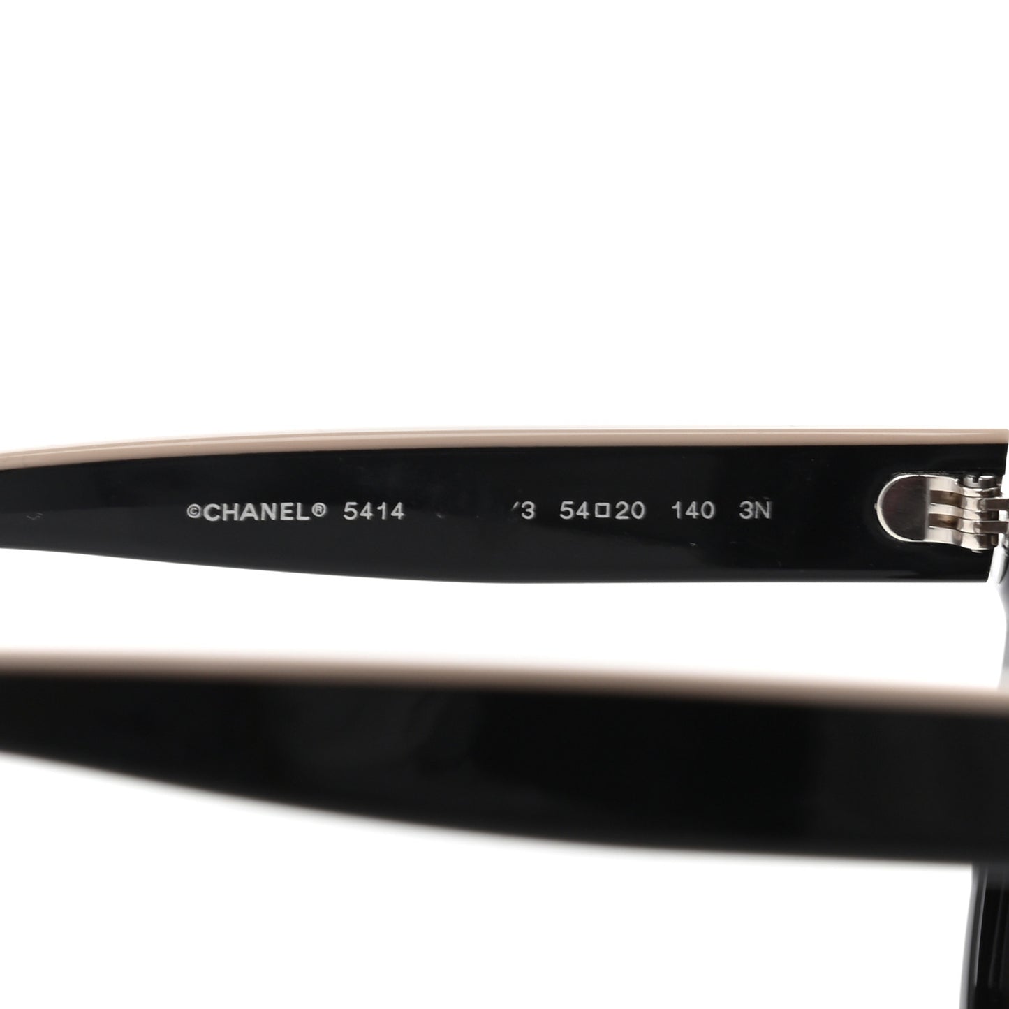 Acetate CC Butterfly Sunglasses 5414 Black Beige
