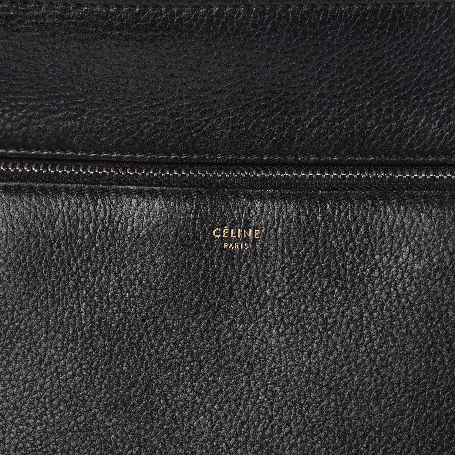 Celine Supple Calfskin Medium Edge Shoulder Bag Black 13 of 15