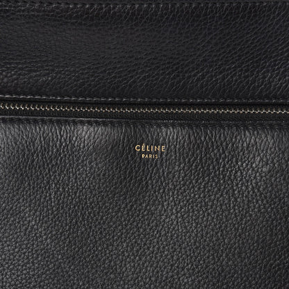 Celine Supple Calfskin Medium Edge Shoulder Bag Black 13 of 15