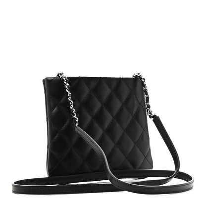Chanel Lambskin Quilted Crossbody Bag Black 3 of 10