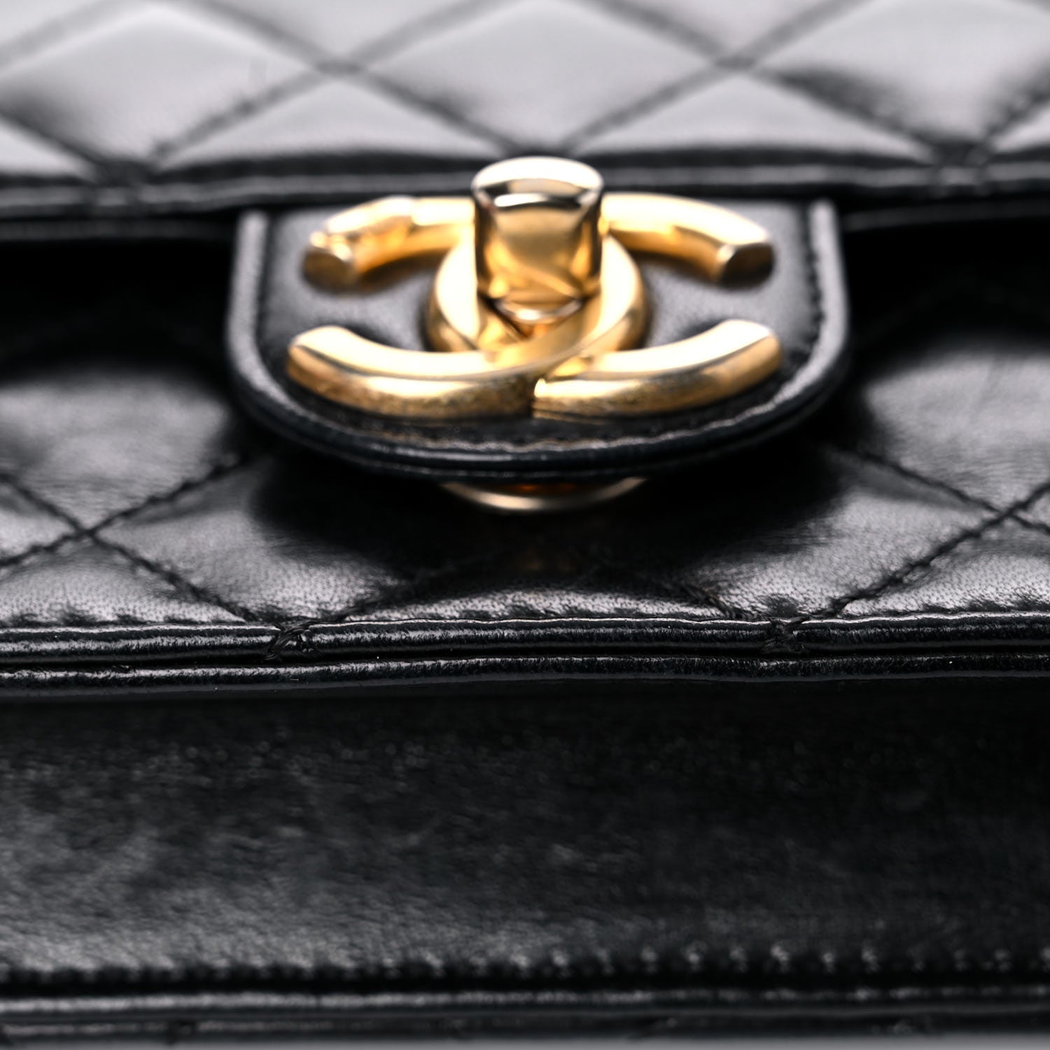 Chanel Lambskin Quilted Medium Crossing Times Flap Black 16 of 23