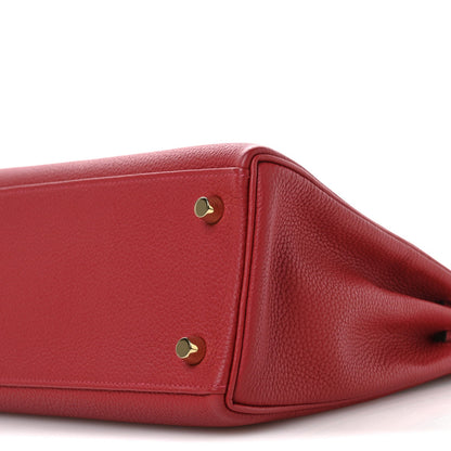 Hermes Togo Kelly Retourne 25 Rouge Casaque 10 of 11