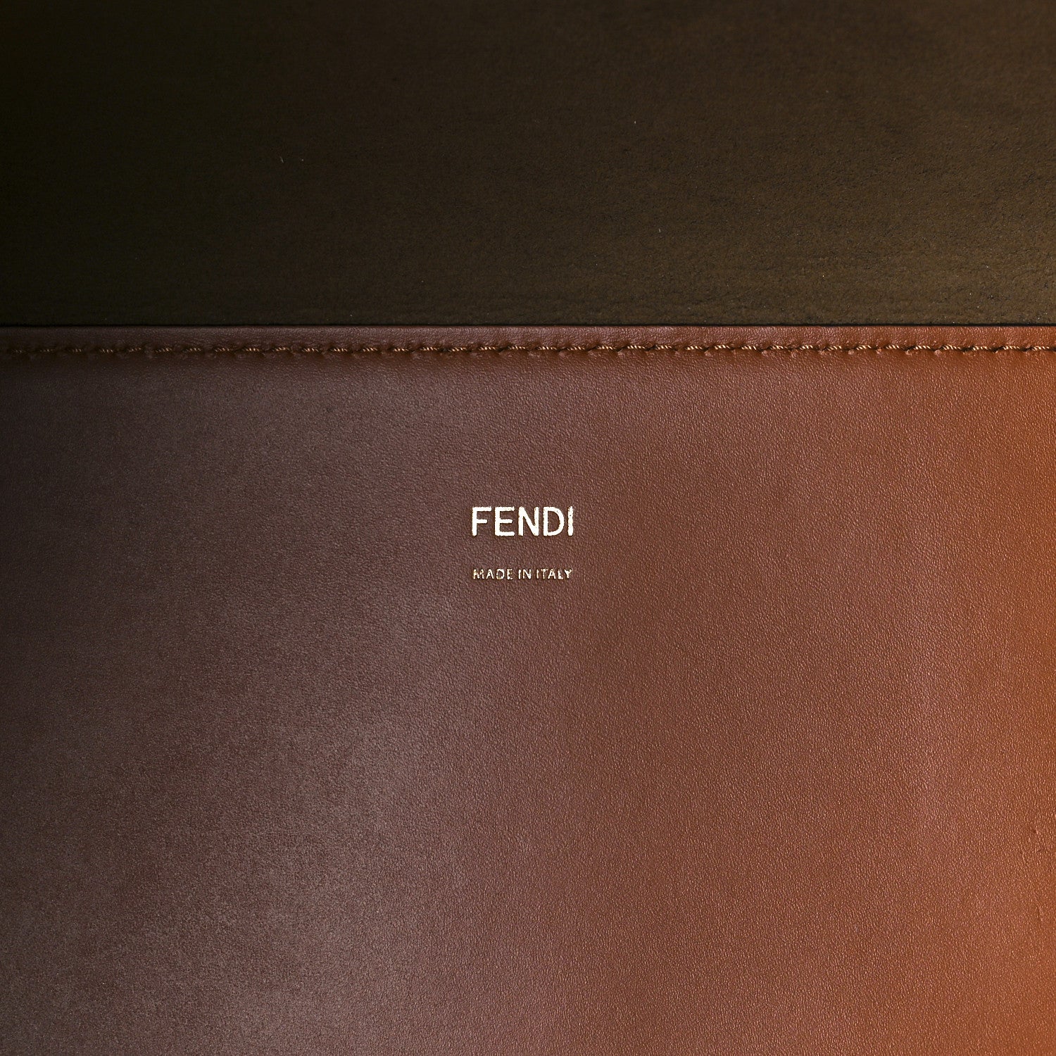 Fendi Vitello King Plexiglass Medium Fendi Sunshine Shopper Tote Cuoio 6 of 9