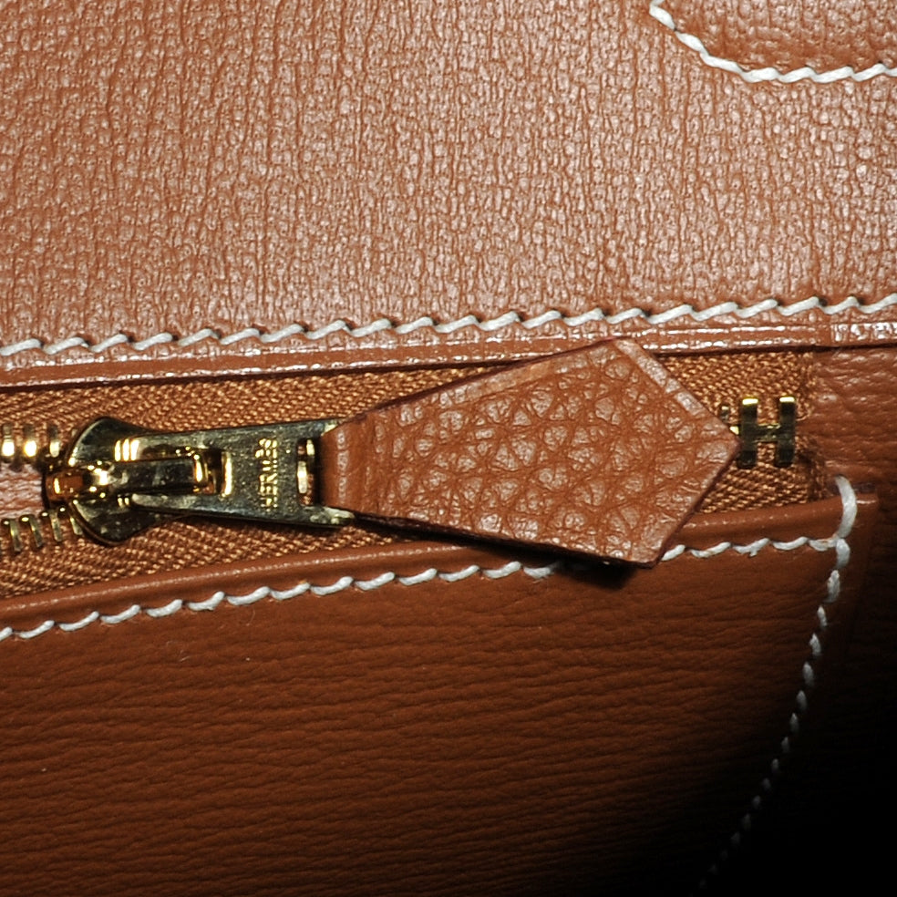 Togo Birkin 35 Gold