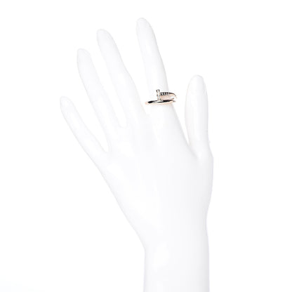 Cartier 18K Pink Gold Diamond Juste Un Clou Ring 53 6.25 2 of 4