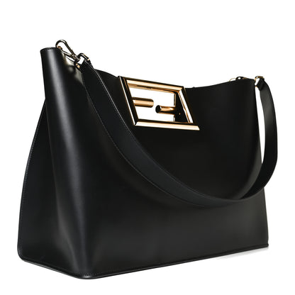 Fendi Vitello King Medium Fendi Way Tote Black 4 of 13