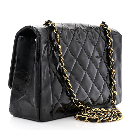 Chanel Patent Quilted Small Single Flap Black 3 of 13