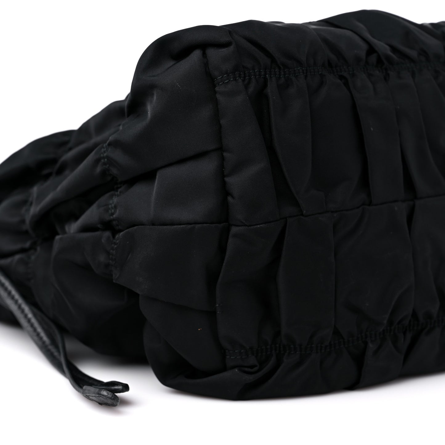 Tessuto Nylon Gaufre Tote Black