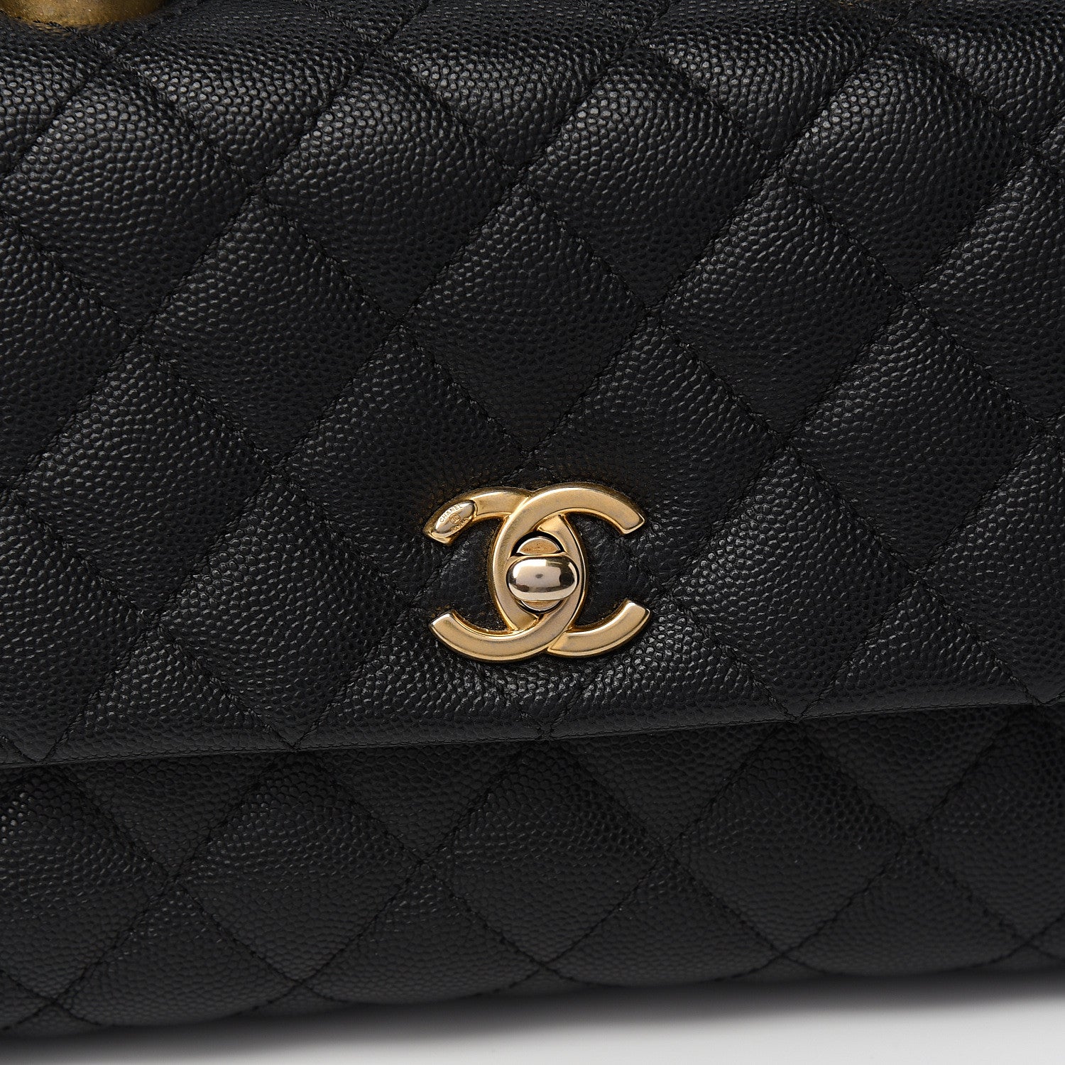 Chanel Caviar Quilted Mini Coco Handle Flap Black 9 of 13