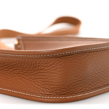 Hermes Taurillon Clemence Evelyne TPM Gold 9 of 11