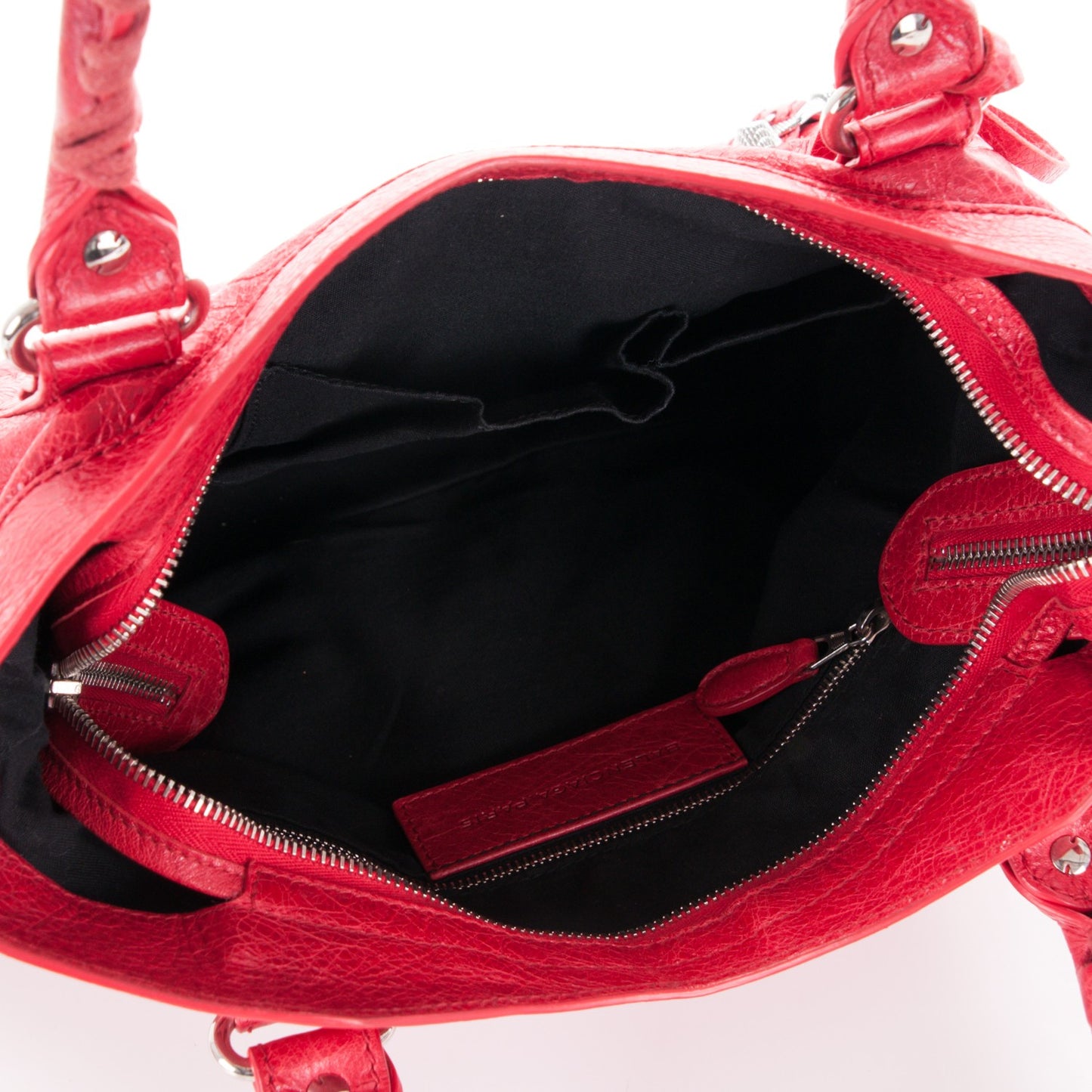 Agneau Giant 12 Silver Hardware Town Rouge Coquelicot