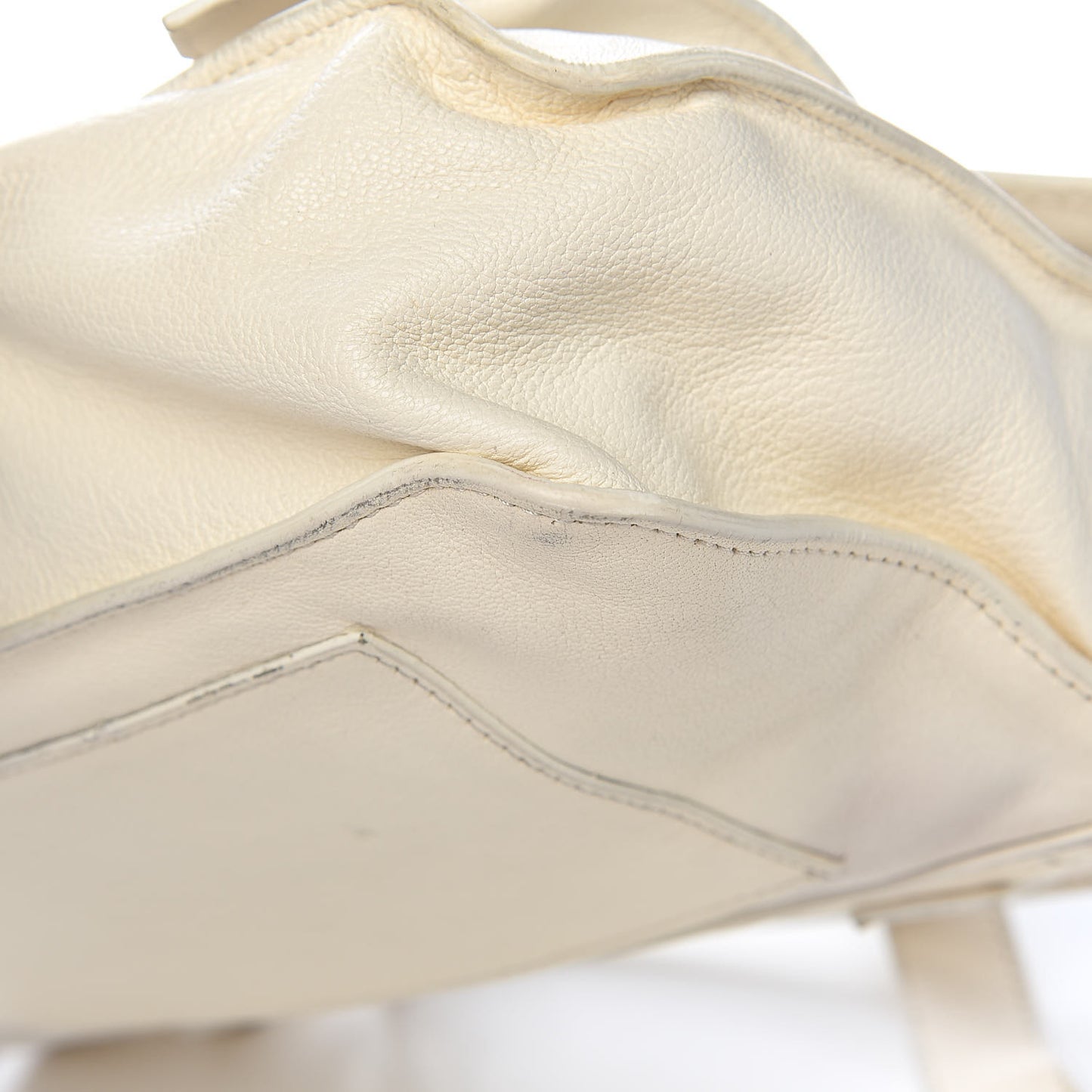 Lambskin Tiny PS1 Satchel White