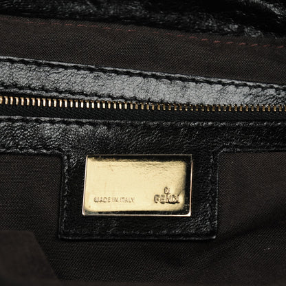 Fendi Calfskin Large Chef Shopper Tote Black 6 of 9
