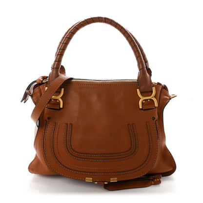 Chloe Calfskin Medium Marcie Satchel Tan 1 of 11