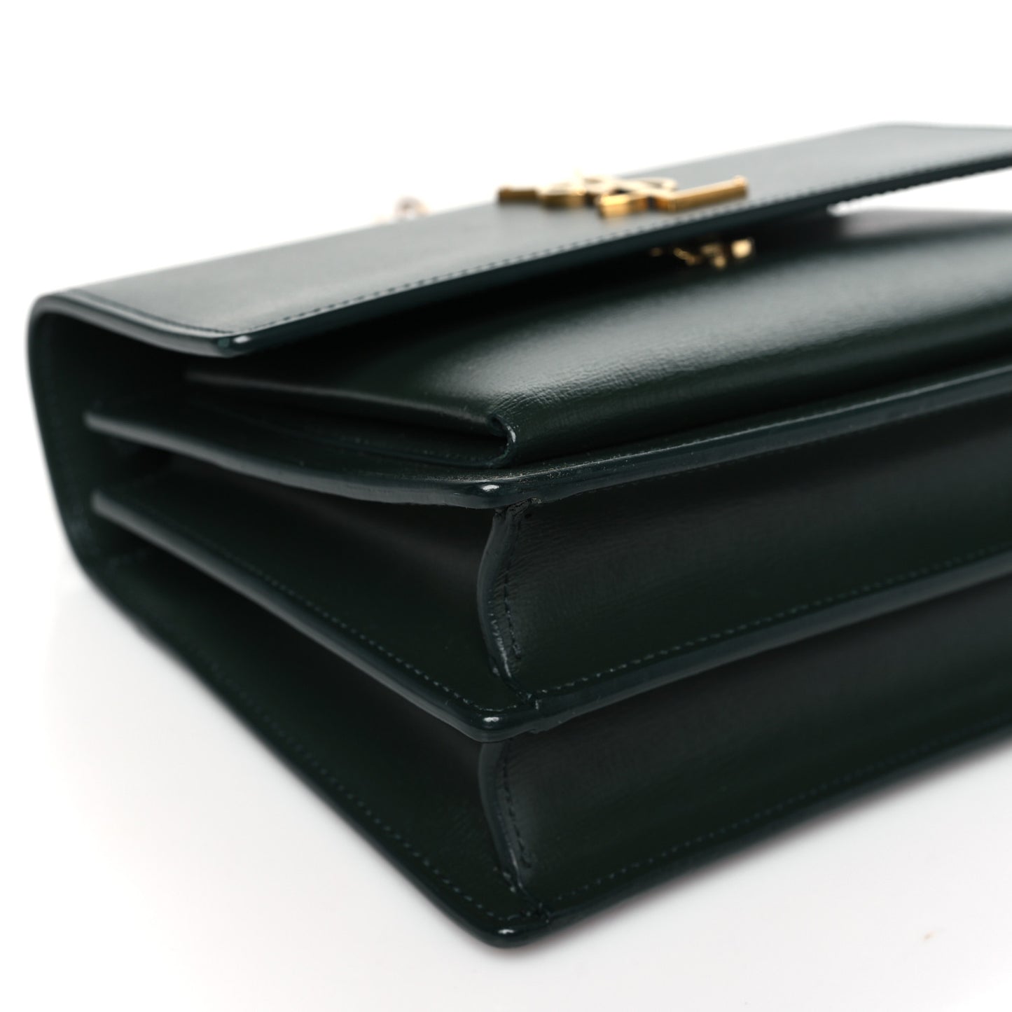 Calfskin Medium Monogram Sunset New Vert Fonce