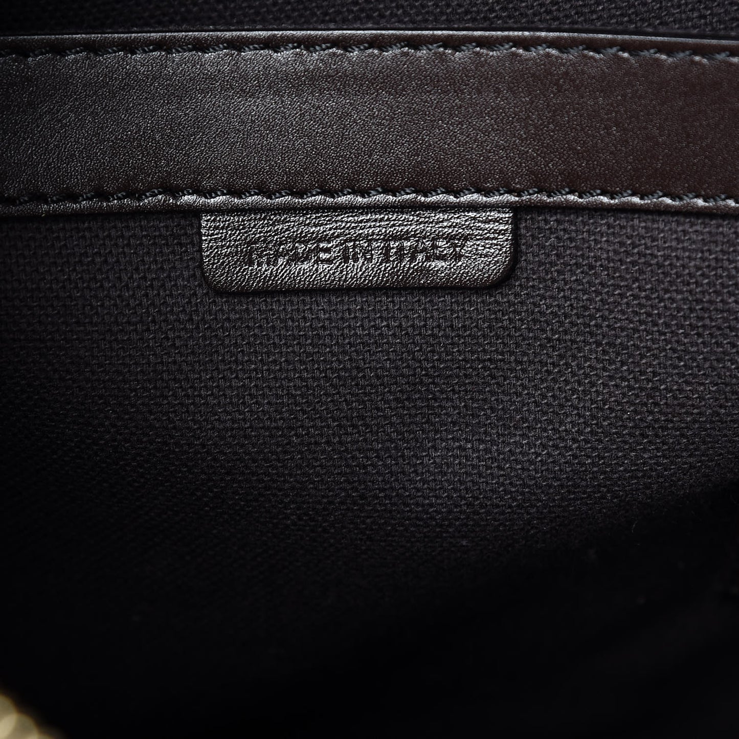 Haymarket Check Portfolio Case Chocolate
