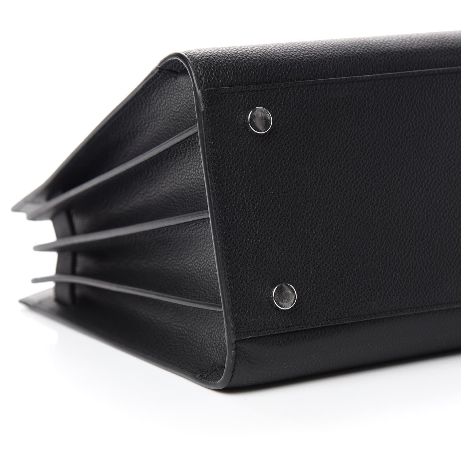 Saint Laurent Grained Calfskin Small Sac De Jour Black 7 of 10