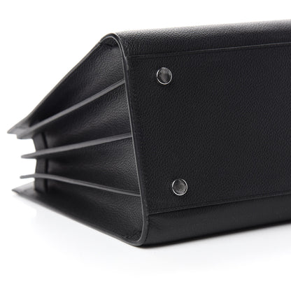 Saint Laurent Grained Calfskin Small Sac De Jour Black 7 of 10