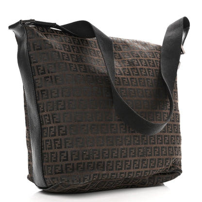 Fendi Zucchino Messenger Bag Tobacco 3 of 11