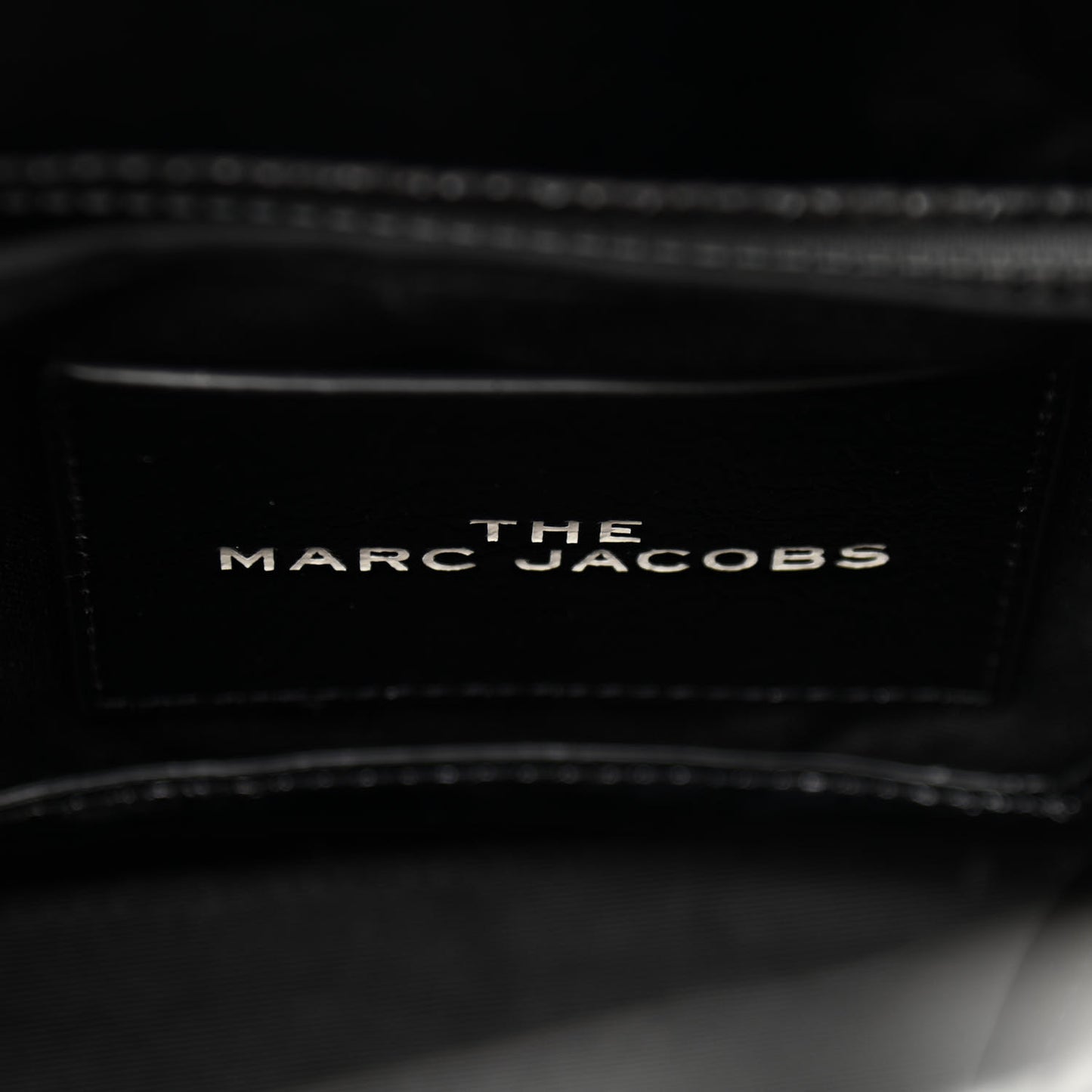 Shiny Calfskin Faux Shearling Small The Traveler Tote Bag Black
