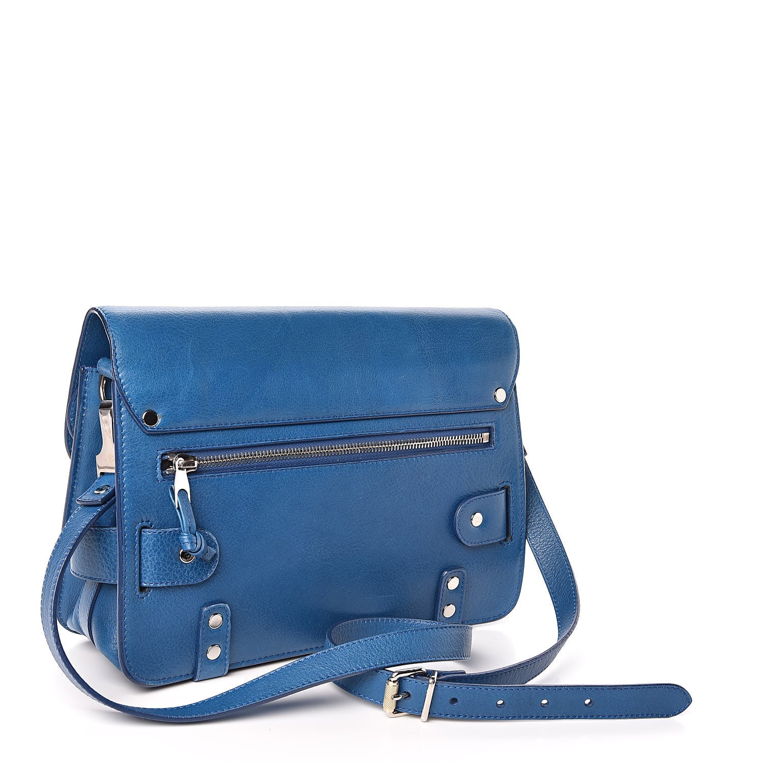 Proenza Schouler Calfskin PS11 Classic Shoulder Bag Bright Blue 3 of 11