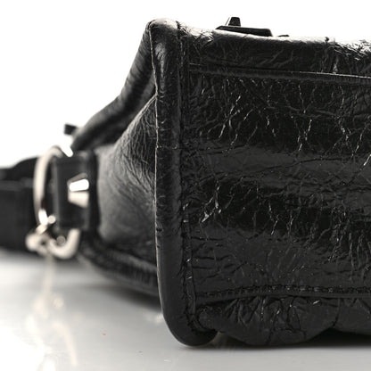 Balenciaga Agneau Classic Silver Hardware Mini City Black 7 of 8
