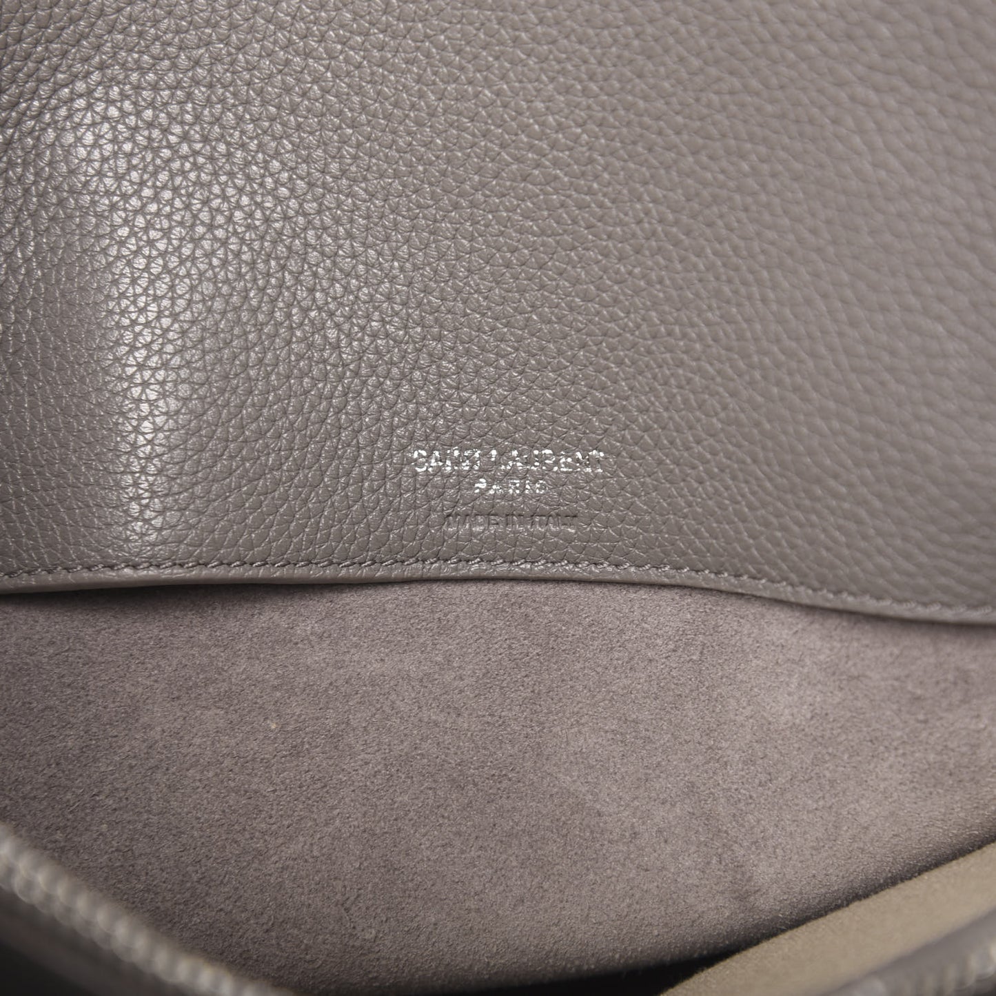 Grained Calfskin Small Supple Sac De Jour Earth