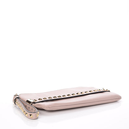 Valentino Garavani Nappa Rockstud Zip Wristlet Pouch Poudre 4 of 7