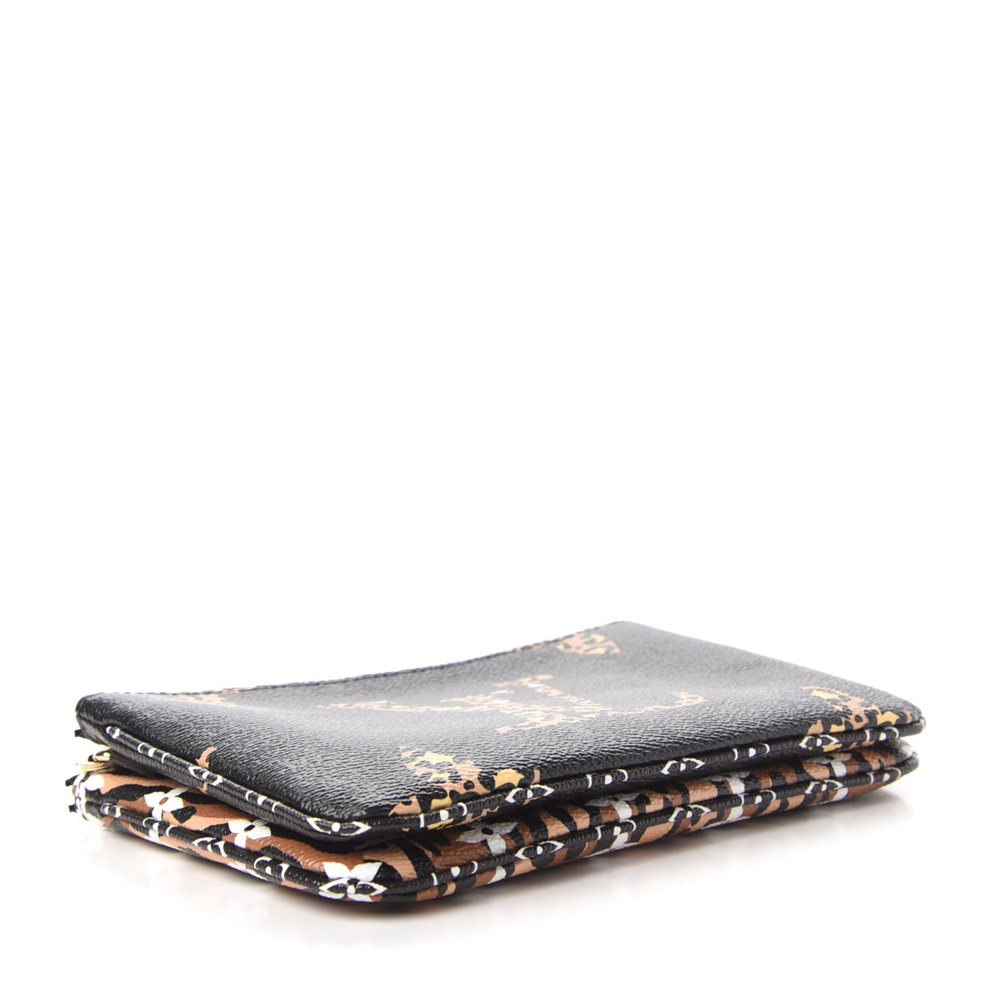 Monogram Giant Jungle Pochette Double Zip Black