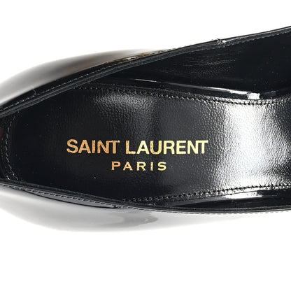 Saint Laurent Patent Opyum 110 Pumps  39.5 Black Gold 8 of 10