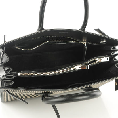 Saint Laurent Calfskin Studded Small Sac De Jour Black 5 of 9