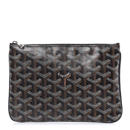 Goyard Goyardine Senat Pochette PM Black Gold 1 of 7