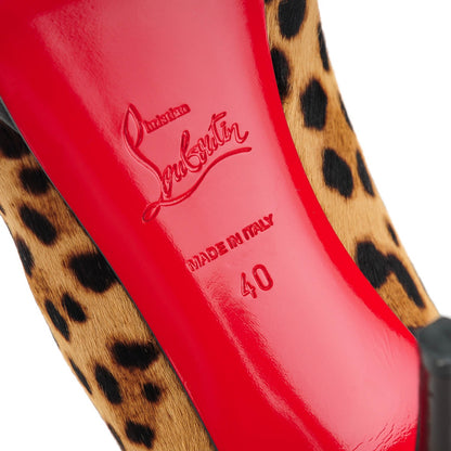 Christian Louboutin Calf Hair Kid Leopard Prorata 90 Pumps 40 6 of 7